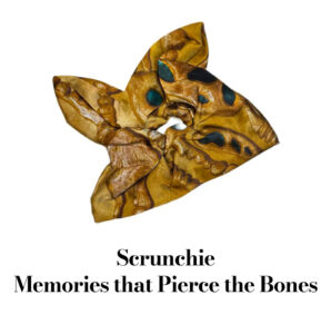 Scrunchies de seda cuadrado