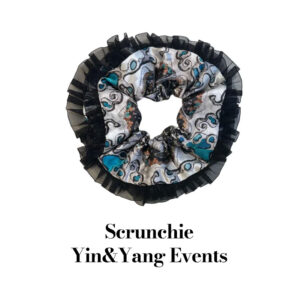 Scrunchies de seda redondo